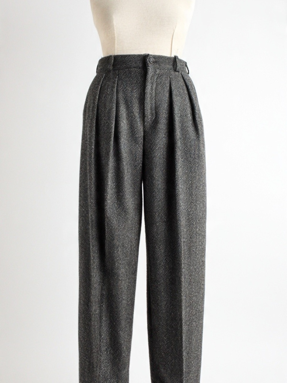 Vintage 80s Giorgio Sant Angelo Wool Trousers NWT 14 Yugoslavia Filene's